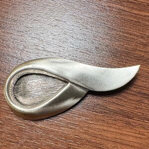 Elegant Silver Brooch